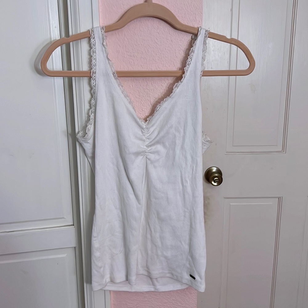 Hollister lace tank top